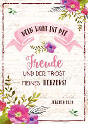 Postkartenserie "Dein Wort ist die Freude" - 12 Stück Postkartenserie "Dein Wort ist die Freude" - 12 Stück
