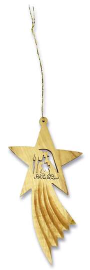 Baumschmuck "Krippe in Stern" Baumschmuck "Krippe in Stern"