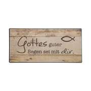 Metallschild "Gottes guter Segen ..." - braun Metallschild "Gottes guter Segen ..." - braun