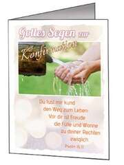 Faltkarten Konfirmation, 5 Stück Faltkarten Konfirmation, 5 Stück