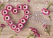 Postkarten: Von Herzen alles Gute, 4 Stück Postkarten: Von Herzen alles Gute, 4 Stück