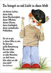 Doro Zachmann - Postkarten: Du bringst so viel Licht in diese Welt, 4 Stück Postkarten: Du bringst so viel Licht in diese Welt, 4 Stück