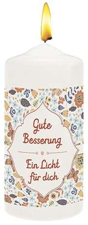 Kerze "Gute Besserung" Kerze "Gute Besserung"