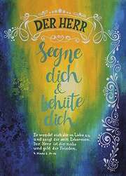 Postkarten: Der Herr segne dich, 4 Stück Postkarten: Der Herr segne dich, 4 Stück