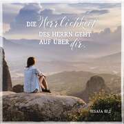 Metallschild - Frau auf Fels Metallschild - Frau auf Fels