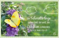 Kräuter-Dip-Postkarte - Wer Schmetterlinge