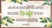 Metallschild - Zitronen Metallschild - Zitronen