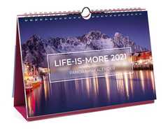 Life is more 2021 - Panorama-Tischkalender