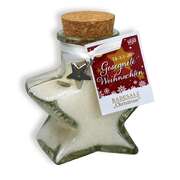Badesalz im Sternglas - Christrose Badesalz im Sternglas - Christrose
