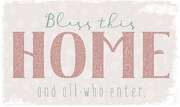 Holzschild XXL - Bless this home Holzschild XXL - Bless this home