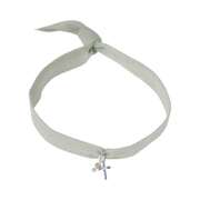 Armband Textil "Kreuz mit Perle" Armband Textil "Kreuz mit Perle"
