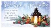 Schokoladengrüße "Gottes Segen zu Weihnachten" (40g) Schokoladengrüße "Gottes Segen zu Weihnachten" (40g)