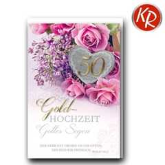 Faltkarte - Goldene Hochzeit Ps. 126,3