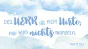 Schokoladengrüße "Der Herr ist mein Hirte" (40g) Schokoladengrüße "Der Herr ist mein Hirte" (40g)