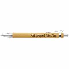Kugelschreiber Bambus "Sei gesegnet jeden Tag!"