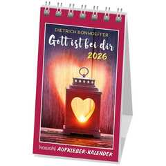 Gott ist bei dir 2026 - Aufkleber-Kalender