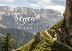 Postkarten "Gottes Segen" - Wanderweg 12 Stück Postkarten "Gottes Segen" - Wanderweg 12 Stück