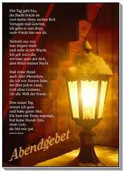 Johannes Hansen - L. Conrad - Postkarten: Abendgebet, 12 Stück Postkarten: Abendgebet, 12 Stück