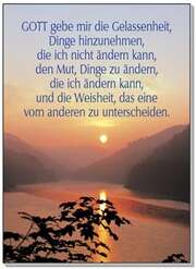 Raumbild: Gott gebe mir die Gelassenheit, A3 Raumbild: Gott gebe mir die Gelassenheit, A3