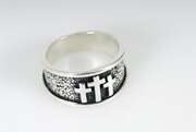 Herrenring "Kreuze" - 21 mm Herrenring "Kreuze" - 21 mm