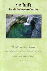 Faltkartenserie Taufe - 5 Stück Faltkartenserie Taufe - 5 Stück