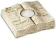 Kerzenhalter "Buch" Kerzenhalter "Buch"