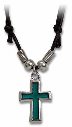 Halskette "Kreuz" - Metall