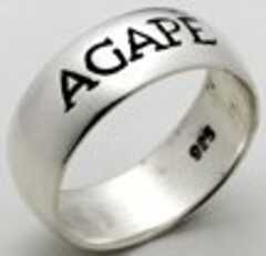 Fingerring "Agape" - 17 mm