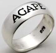 Fingerring "Agape" - 17 mm Fingerring "Agape" - 17 mm