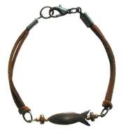 Armband "Fisch" - braun Armband "Fisch" - braun