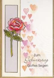 Faltkarten Geburtstag - 5 Stück Faltkarten Geburtstag - 5 Stück
