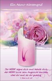 Candlecard "Der Herr segne dich" Candlecard "Der Herr segne dich"