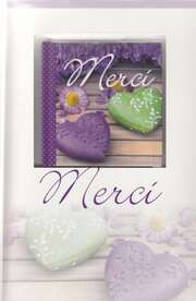 Buchkarte "Merci" Buchkarte "Merci"