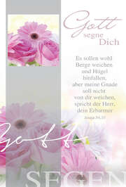 Faltkarte "Gott segne Dich" - 5 Stück Faltkarte "Gott segne Dich" - 5 Stück