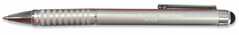 Metallic-Kugelschreiber mit Touchpin - silber