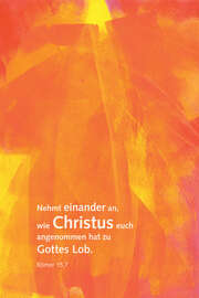 Renate Menneke - Leinwand Künstleredition "Jahreslosung 2015" Leinwand Künstleredition "Jahreslosung 2015"
