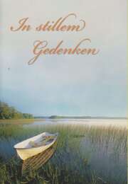 Faltkarte "In stillem Gedenken" Faltkarte "In stillem Gedenken"