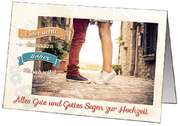 Faltkarten Hochzeit, 5 Stück Faltkarten Hochzeit, 5 Stück