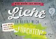 Postkarten: Der Herr ist mein Licht, 4 Stück Postkarten: Der Herr ist mein Licht, 4 Stück