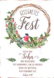 Postkartenserie "Gesegnetes Fest" - 12 Stück Postkartenserie "Gesegnetes Fest" - 12 Stück