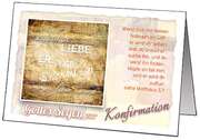 Faltkarten Konfirmation, 5 Stück Faltkarten Konfirmation, 5 Stück