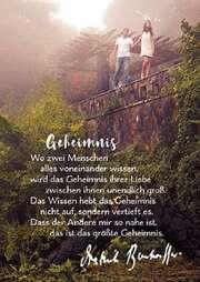 Dietrich Bonhoeffer - Postkarten: Geheimnis, 4 Stück Postkarten: Geheimnis, 4 Stück