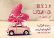 Herzlichen Glückwunsch zum Geburtstag - Faltkarte Herzlichen Glückwunsch zum Geburtstag - Faltkarte