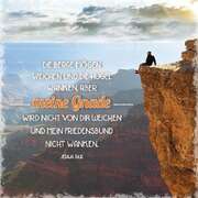Metallschild - Die Berge mögen weichen Metallschild - Die Berge mögen weichen