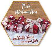 Schafmilchseife Stern "Frohe Weihnachten" Schafmilchseife Stern "Frohe Weihnachten"